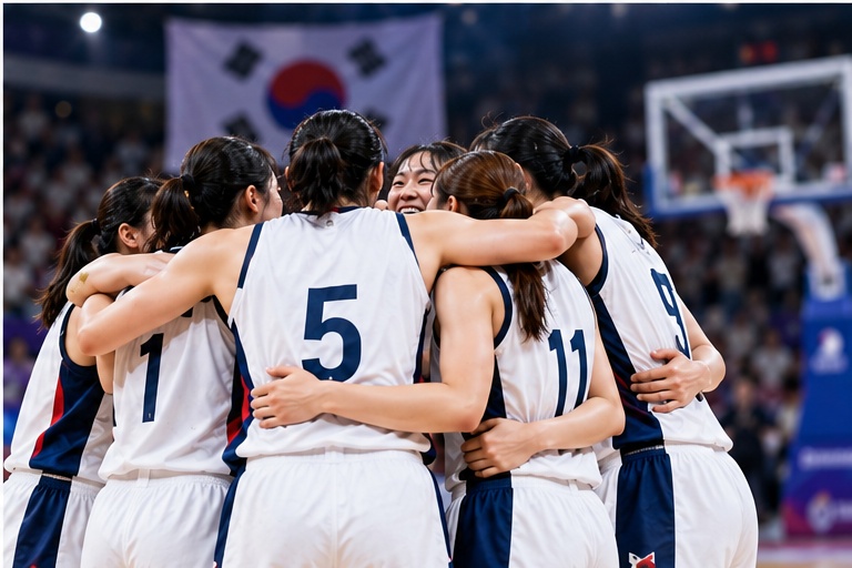 12년 만에 다시 정상에 오른 한국 여자농구, 일본 꺾고 금메달 3 korea womens basketball asian games