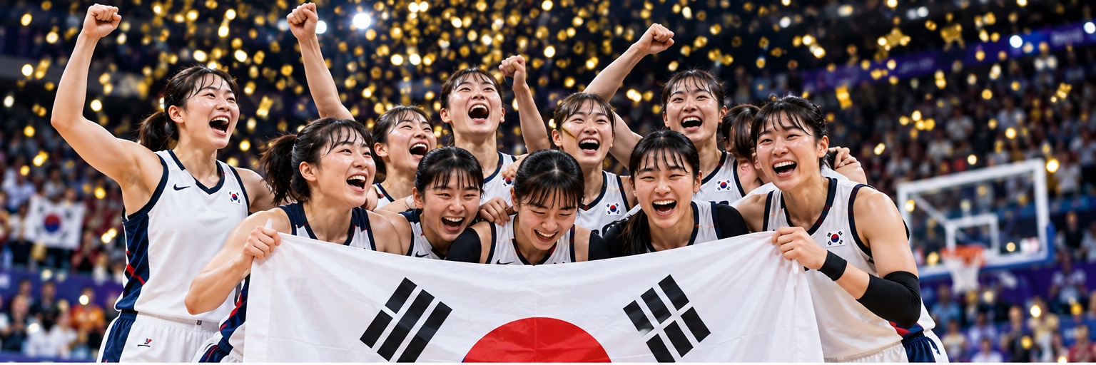 12년 만에 다시 정상에 오른 한국 여자농구, 일본 꺾고 금메달 1 korea womens basketball japan final